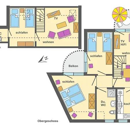 Apartmán Freesenbruch 2 4 - Familientraum